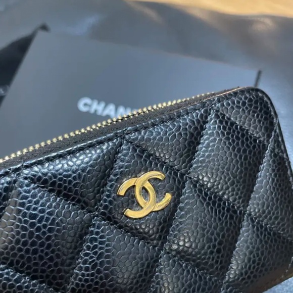 Chanel vintage wallet black - Picture 1 of 3